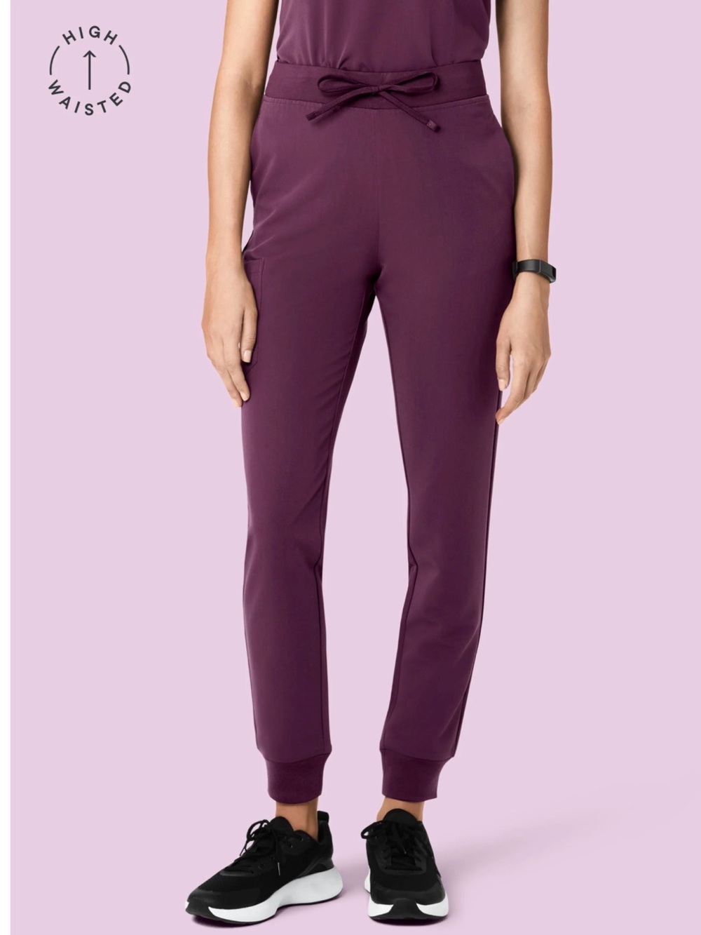Women’s Mandala High Waisted Joggers Bordeaux